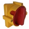 Cabeça de comutação amarelo-vermelho para interruptores de trilho modulares