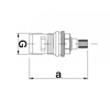 CABEZA DE CERAMICA PARA TORNILLO 1/2'' CABEZAS FEMENINAS