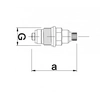 CABEZA DESLIZANTE PARA TORNILLO 3/8'' CABEZAS FEMENINAS