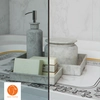 Cabine de douche carrée Sea-Horse Stylio 90x90x190 - verre graphite - Clean Glass