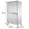 Cabinet profesional de catering cu trecere 4-drzwiowa 100x50x200cm