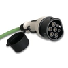 Cable de carga para coche eléctrico Serie Polyfazer Z, Tipo 2, 32A, 22kW, verde