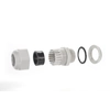Cable gland with metric thread MG-25 light gray