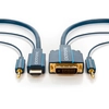 cable HDMI / DVI + Audio CLICKTRONIC 20m