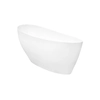 Cada de baie de sine stătătoare Besco Keya 165 + clic-clac alb curățată de sus - Suplimentar 5% reducere pentru codul BESCO5