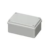 Caja cuadrada aplicada 120x80x50mm IP56 para unión de distribución ABS resistencia a los rayos UV sin ojales bordes lisos