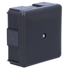 Caja de tocones IP55 86x86x39 5x2.5mm2, 6 salir negro