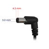 Car adapter for Akyga notebook AK-ND-76 19.5V /2.31A 45W 4.5 x 3.0 mm + HP pin 1.2m