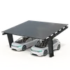 Carport med solcellepaneler - Model 01 (2 sæder)