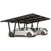 Carport med solcellepaneler - Model 06 (3 sæder)