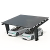 Carport med solcellspaneler - Modell 01 (2 säten)