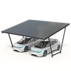 Carport met fotovoltaïsche panelen - Model 02 (2 zitplaatsen)