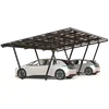 Carport mit Photovoltaik-Paneelen – Modell 02 (3 Sitzplätze)