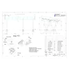 Carport Solar Carport 3x12 ar 36 saules moduļiem 5 transportlīdzeklim ar iespēju uzstādīt fotoelektrisko sistēmu.