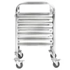 Carrello Catering per Trasporto Contenitori GN 38x55x95 Acciaio Inox