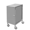 Carrello da trasporto in acciaio inox, con serratura, per contenitori GN 38x55x90