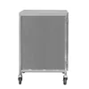 Carrello da trasporto in acciaio inox, con serratura, per contenitori GN 38x55x90