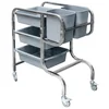 Carrello Pulizie Cucina con Contenitori in Plastica 4-półki 85x45x90cm