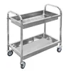 Carrello Ristorazione Cameriere 850x450x900mm 2-półki Acciaio Inox