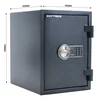 Certificat Seif antiefractie antifoc FireHero50 électronique 490x360X450mm EN1143/EN1 30P antracit