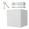 Certyfikat Seif antiefractie antifoc FireSafe40 cheie 460x440x450mm EN14450/S2 30P gri deschis