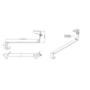 Roof hook type S, adjustable 510 mm / A1 / U01