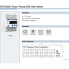 Chint DTSU666 electricity meter, three-phase, bidirectional, four-quadrant with network analyzer functions.