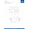 Chiuveta Deante Egeria 2-komorowy-DODATKOWO 5% REDUCERE LA COD DEANTE5