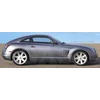 Chrysler Crossfire - CHROME lišty na ozdobných chrómových bočných dverách