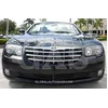 Chrysler Crossfire - chromuotos grotelių juostelės, priekinio buferio derinimas