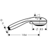 Chuveiro de mão Hansgrohe Crometta 85 Variojet DN15 cromada 28562000