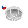 CIRCLE surface mounted ceiling and wall circular luminaire 100W white, transp.