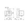 Circulatiepomp HAA001 UP 20-45N 150 voor verwarmingsinstallaties