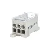 Clamp sur rail répartiteur de phases PVB 160-6 160A 1x16-95mm² + 6x2,5-35mm² Cu-Al 1000V AC / DC