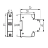 Cloche modulaire pour rail TH35 Idéal Kanlux KDOB-230V 23261