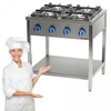 Cocina Gas 4-Palnikowa 24 kW, Stalgast Gas Natural 999531