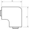 Colț plat tip WDK HF40060RW