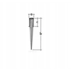 COLUMN BASE DROP-IN ROUND ANCHOR 100 x 750 mm