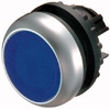 Conducir M22-DL-B pulsador azul plano iluminado con retorno momentáneo