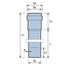 Conducta de canalizare externa din PVC 110x3.2x2000 SN8 solid clasa S