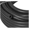 Conduit UV noir 25mm avec rouleau de télécommande 50m