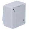 Conector 1-biegowy escada, saliente,IP44, branco, HERMES