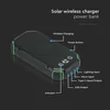 Conector C do banco de potência V-TAC Solar 30000mAh - Carga rápida - preto