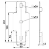 Conector de canal LCD100NMC