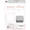 Conector de controle PROTEÇÃO CONTRA RAIOS, invólucro 140X140X50