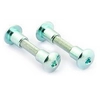 CONECTOR DE MUEBLE PARA PANELES DE MUEBLE ALLEN CROMADO 2 piezas