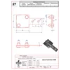 CONECTOR DE PROTECȚIE LA TRASTRET OȚEL ZINCAT 2 x M8