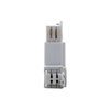 Conector Ecolite TR-SPOJKA/L-3F/BI/P L 3F para regleta trifásica blanca derecha