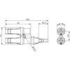 Conector MC4 LAPP EPIC SOLAR 4 Divisor FMM (1x fêmea, 2x macho)