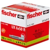 Conector universal Fischer UX con collar 6 x 50 R N.º art. 72095